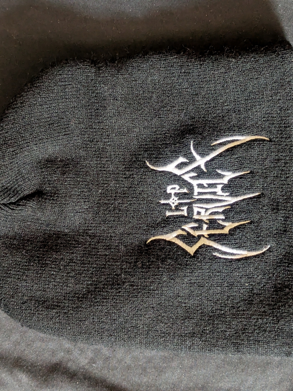 📤LAST CALL - DEADSTOCK Lip Service X Riddick Black Logo Beanie - Picture 4 of 6
